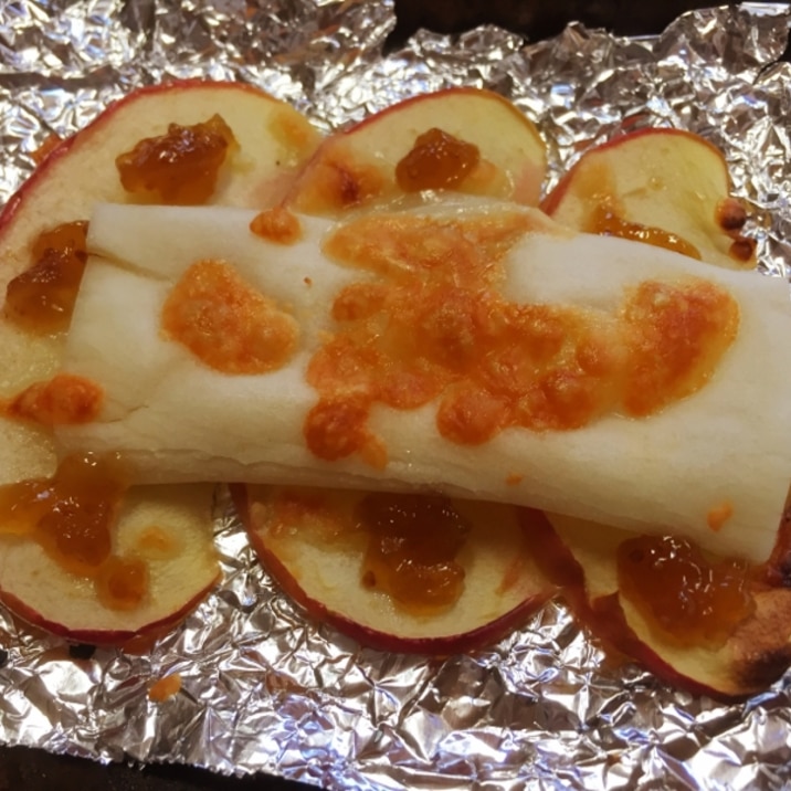 もちもちのび〜る!もチーズりんご焼き